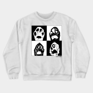 Life of Almond black and white Crewneck Sweatshirt